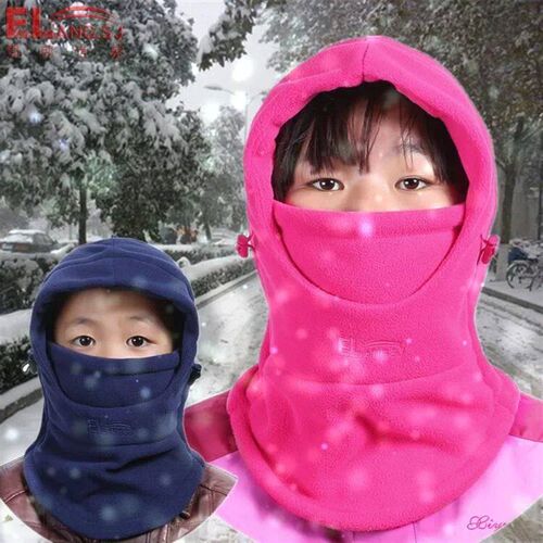 3-12Years Old Kids Balaclava Ski Beanie Winter Face Mask wit