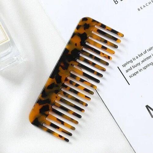 Wide Teeth Acetate Hair Combs Anti-static Massage Hair Brush