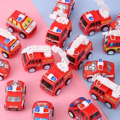 Chldrens Pull-ack Car Fre Truck Engneerng Vehcle