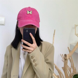 Lovely Style Washed Duck Korean Old Cap Baseball Retro Made