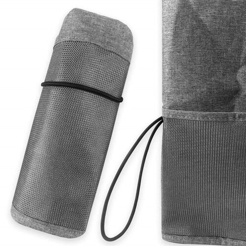 Sewing machine dust cover with storage bag, foldable sewing