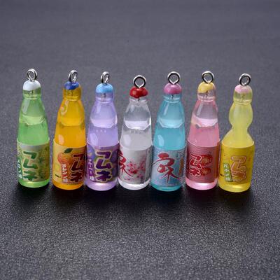 10Pcs Plastic Pop Cola Soda Drinks Beverages Charms Juice Al