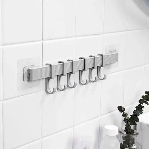 Multifunction Kitchen Storage Hook Cupboard 6 Hook Home Orga