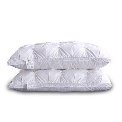 白鹅绒全棉羽绒枕 95% Goose Down Pillow Soft Feather Pillows