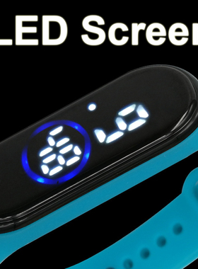 Fashion Sports Watch For Kids Children Waterproof Led Digita