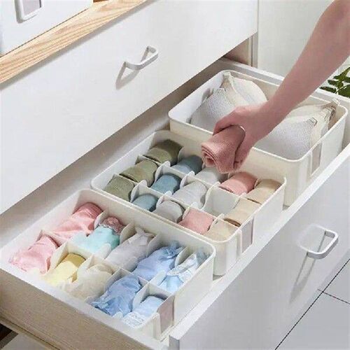 Stationery Storage Box Green National Tide Label Lattice