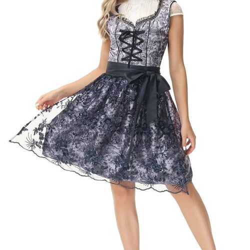 High Quality Traditional German Beer Girl Costume Bavarian