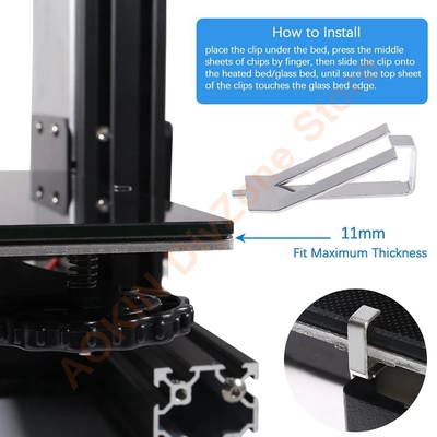 Ender 3 Hot Bed Glass Platform Fixation Fix Clamp Clip for C