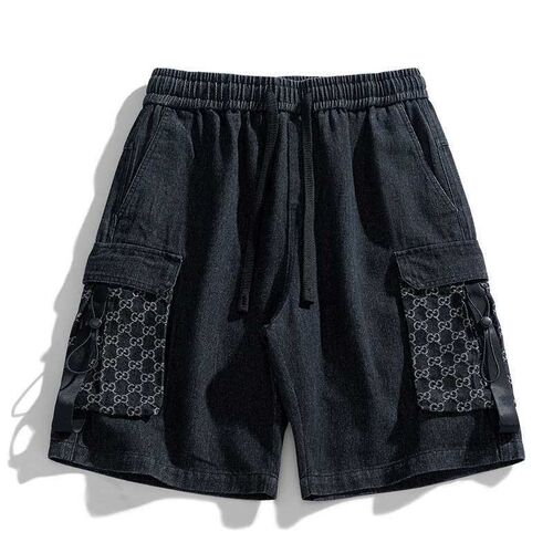 Summer New Casual Workwear Shorts Mens Loose Tether Pants M