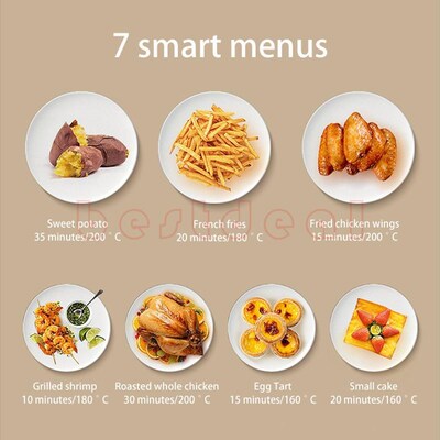 8L Air fryer Airfryer Oven Oil free oilless cooker English