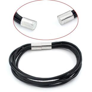 10pcs/set Column Magnet Clasps Connectors Silver Tube For Br