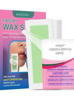 90Pcs/Pack Facial Lip Wax Strips for Face Chin Upper Toes