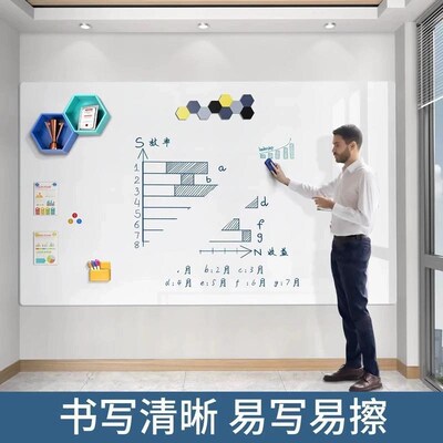 Soft white board wall Sticker Self-adheSive whiteboard