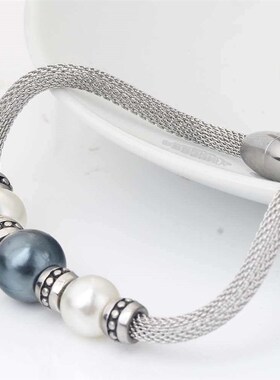 New stainless steel fashion cable mesh chain women imitation