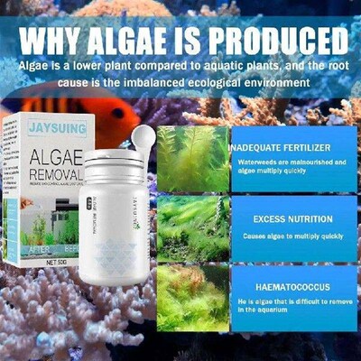 50g Aquarium Tool Algaecide Algae Repellent Agent Fish Tank