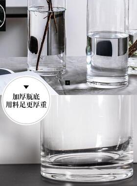 Vase furnishing articles flower arranging transparent glass