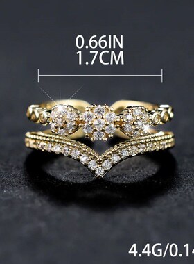 Luxury Green Blue Red Black Stone Wave Rings For Women Antiq