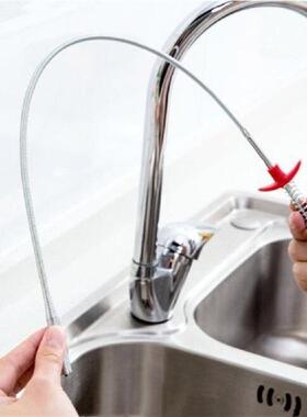 Bathroom Kitchen Spring Sewer Dredging Tool Bendable Sink