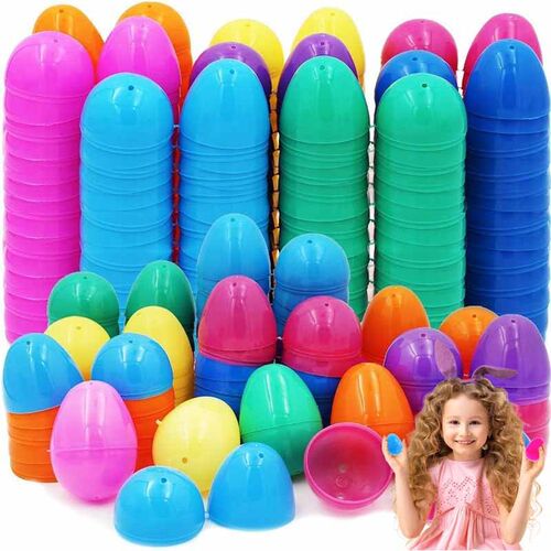 500pcs Easter eggs Fillable Easter decorations Hunting eggs
