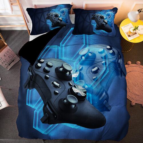 Modern Technology Trends Gamer Bedding Set For Adult Kids Ga
