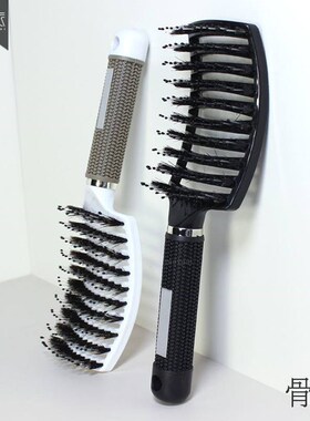 Pig Mane Nine Row Comb Big Bend Comb Massage Curly Hair Stra