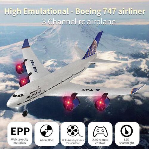 RC plane A380 747 2.4G RC Electric Plane, Four Motor 3 Chann