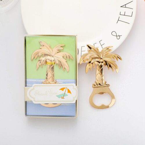 Coconut tree bottle opener, wedding supplies, party gifts,