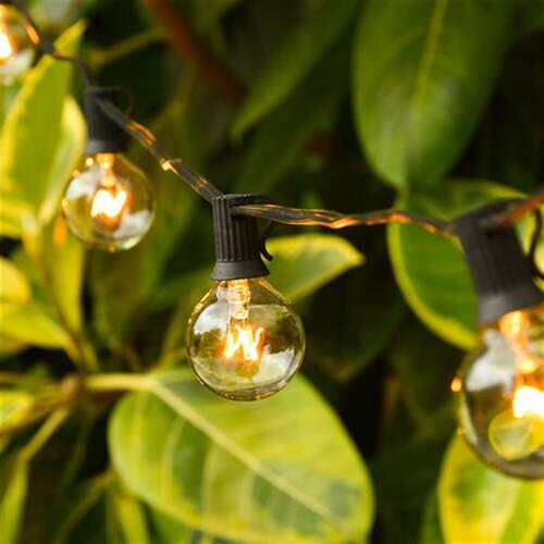 50Ft Patio String Light Outdoor Garland Light  G40 Christmas