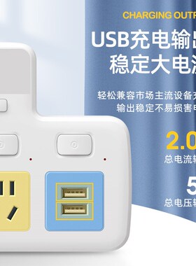 Wireless USB conversion socket with multiple functions插排