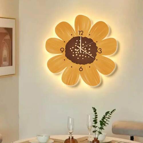 Light Decorative Clock Hanging Restaurant Simple Creative Cr