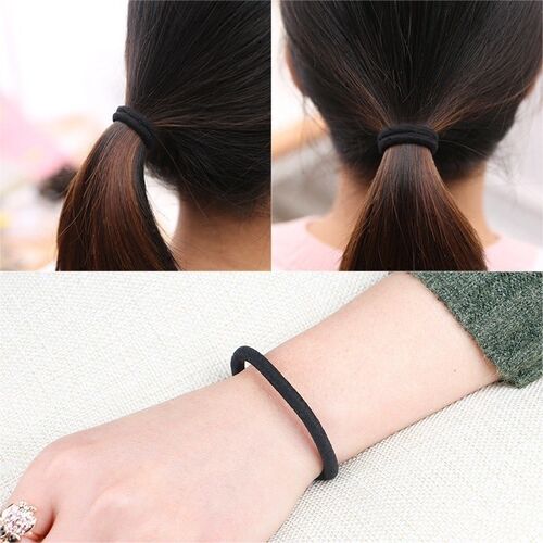 50pcs Women Girls Hair Rubber Bands Hair Tie Ropes Elastic H