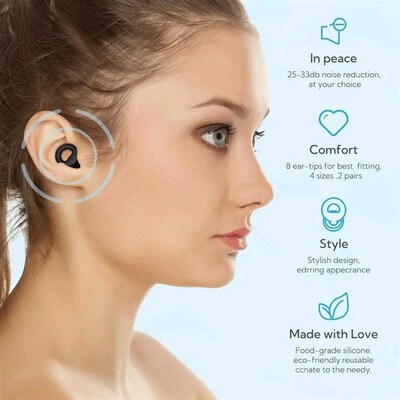 Loop Quiet Ear Plugs for Noise Reduction for Sleeping Silico