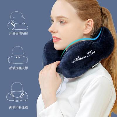 U-shaped pillow, travel pillow, airplane and train neck pill