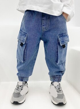 Boys Jeans Student Autumn Spring Children Pants Toddler Kids