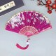 Silk Folding Fan Chinese Art Vintage Japanese Crafts Style