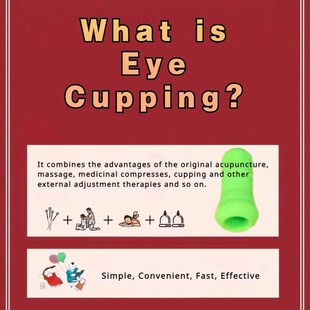 12Pcs Facial Eye Cupping Silicon Vacuum Suck Device Massage