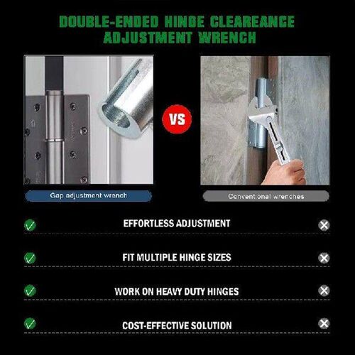Hinge Gaps Adjusting Wrench Double Head Door Hinge Repair