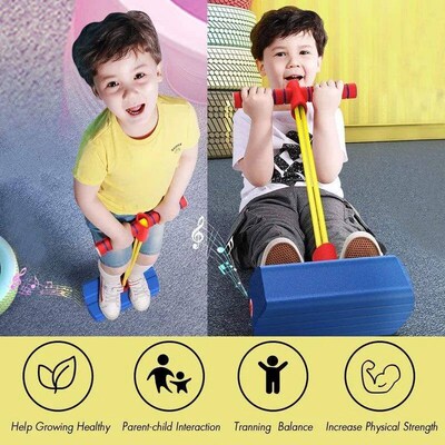 Gifts for 3+Old Boys Girls Foam Pogo Jumper for Kids Outdoor