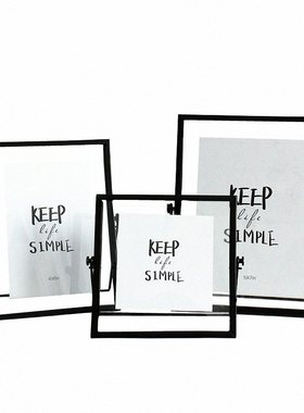 creative nordic metal geometric photo frame 4 6 7 8 10