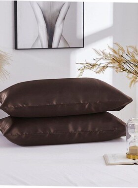 Imitation silk satin Pillowcase Silky Soft Pillow Case cover
