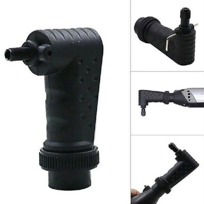1 Set Of Black Electric Grinding Right Angle Converter
