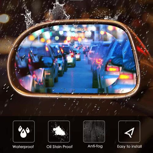 2pcs 95x135mm Car Side Mirror Anti Fog Film Rearview Mirror