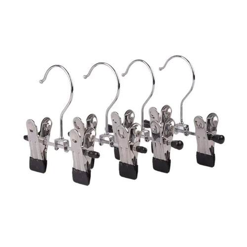 6Pcs Adjustable Stainless Steel Shoe Rack Pants Folder Boot