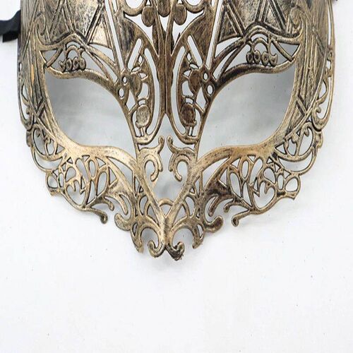 Halloween Ball Party Mask Retro Prince Flat Head Mask