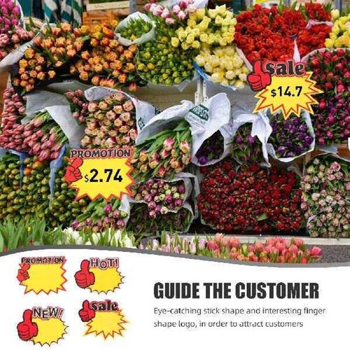 200 Pcs Price Tags Labels for Retail Shops Supermarket