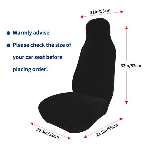 Car Seat vers 2pcs Cute Flamingo Universal Front Car Seats V