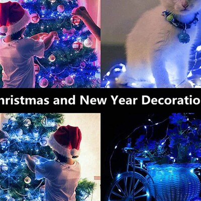 Fairy Lights Button Battery Light String Christmas Wedding