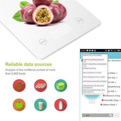 Digital Kitchen Scale, Precision Electronic Food Weighing