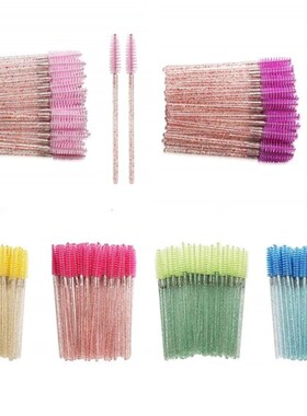 50Pcs Disposable Eyebrow Brush Mascara Wands Eyelash Brushes