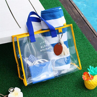 Transparent PVC Swim Bag Portable Clothing Organizer Fashion